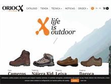 Tablet Screenshot of oriocx.es